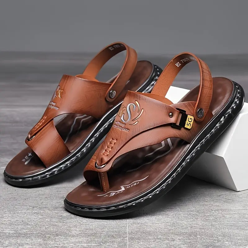 Air Walkers™ | Cushioned Sandals (Brown)