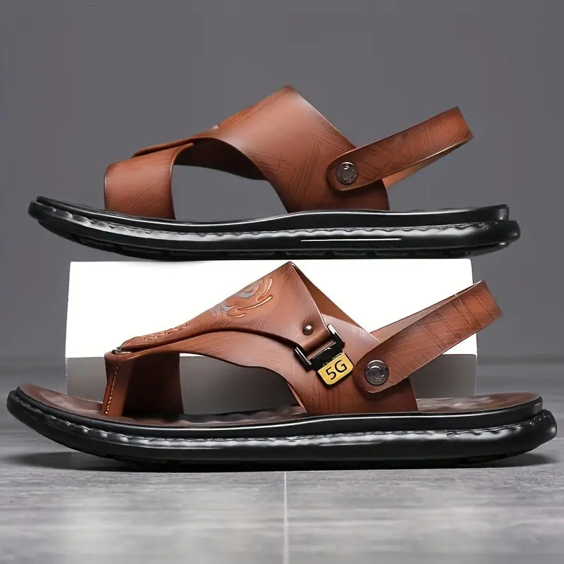 Air Walkers™ | Cushioned Sandals (Brown)