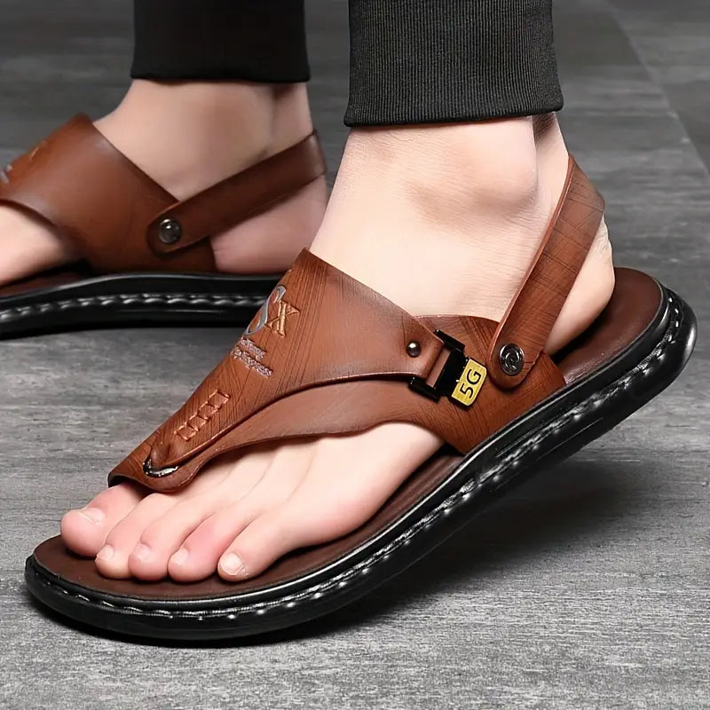 Air Walkers™ | Cushioned Sandals (Brown)